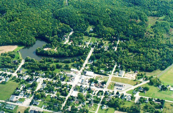 Aerial view of Glenbeulah